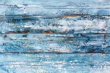 Naklejka premium Weathered Blue Painted Wood Texture