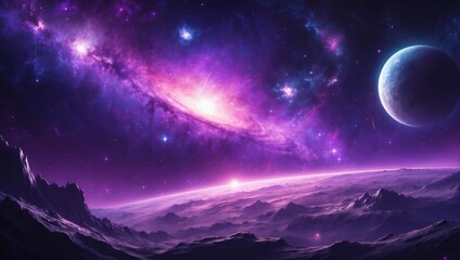 Amethyst Space Background