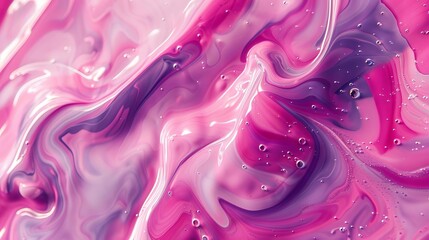 abstract pink liquid marble paint swirls futuristic 3d frozen texture