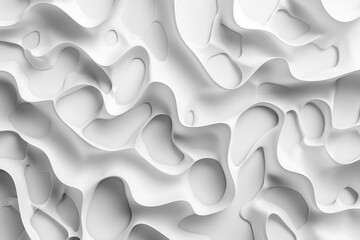 A white, abstract, bumpy surface with shadows and highlights.