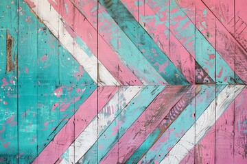 Colorful Abstract Wooden Panels