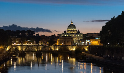 Fototapeta premium Sunset in Rome