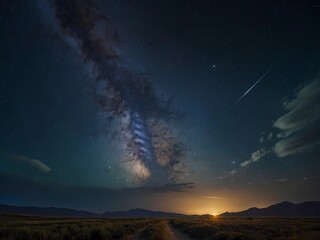 Fototapeta premium sky with stars