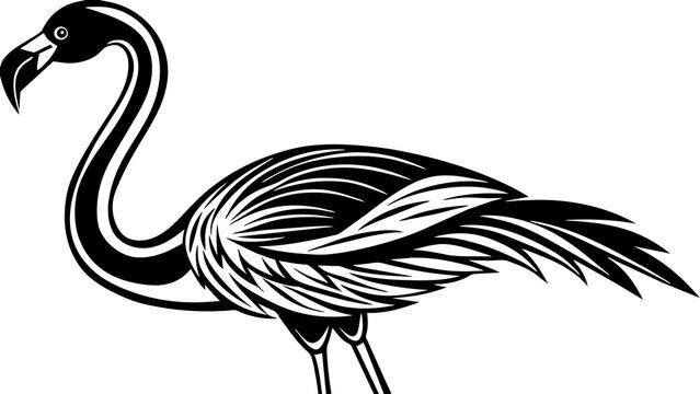 Flamingo clip art preview