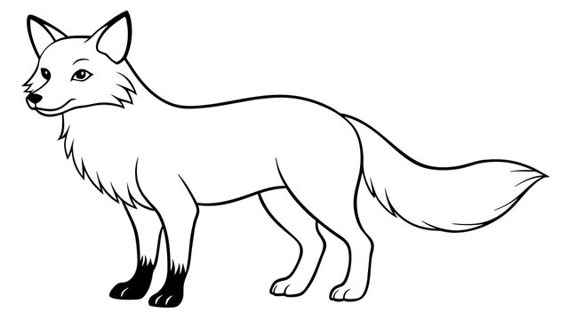 recommend clip art: illustration of a fox