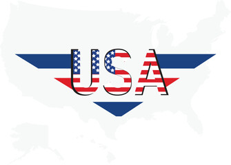 This is simple and vector USA flag background and it is editable.