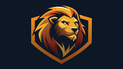 lion head vector illustration