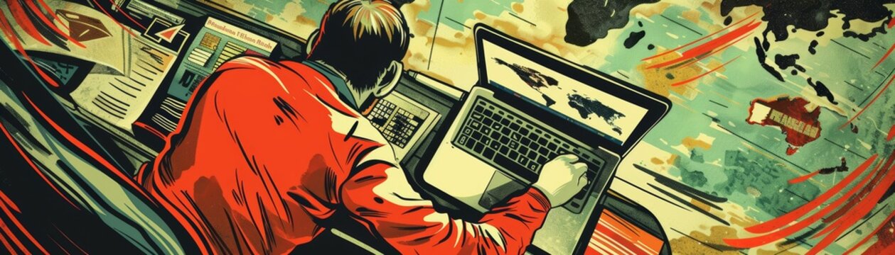 Global online reading marathon, screens connecting readers across continents  54