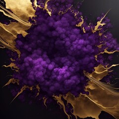 purple and green leaves