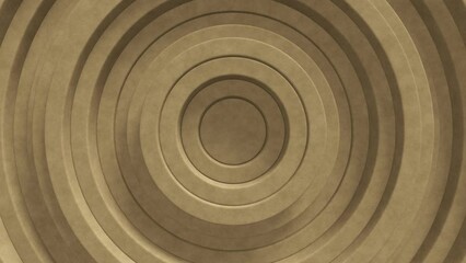 Realistic abstract looping 3D animation of the recycled carton rings circular pattern rendered in UHD as motion background