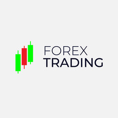 Forex Trade Logo design template 