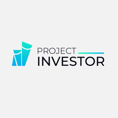 Project Investor logo design template - Building icon logo