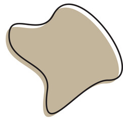 Abstract blotch shape. Random abstract liquid organic black irregular blotch shapes. Set of modern graphic elements. Liquid shape elements. Fluid dynamical colored forms banner