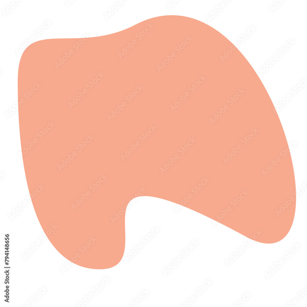 Poster abstract blotch shape. random abstract liquid organic black irregular blotch shapes. set of modern g