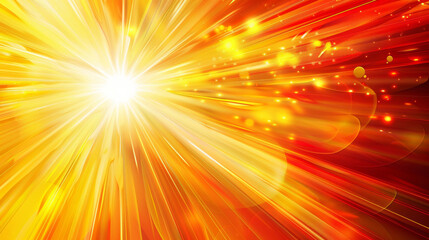 Vibrant abstract background capturing the essence of summer with a burst of sunlight