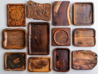 Artistic Wooden Trays