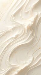 Obraz premium 3D relief streamlined wave cream style background material 