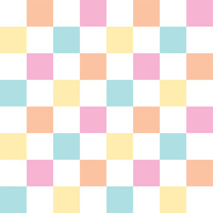 Pastel Checkered Pattern Chess board background  Checkered Seamless Pattern
