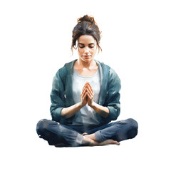 person sitting on floor