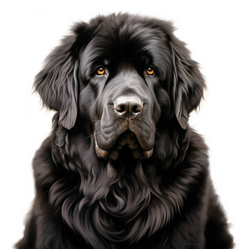 recommend clip art: clipart newfoundland breede dog sitting сreated with Generative Ai