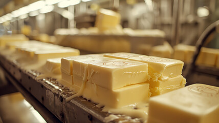 Industrial butter production line