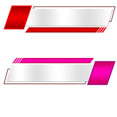 Gradient Lower Third Banner For Social media