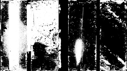 Distressed grunge, noise texture design element. Black and white vector background. Distress overlay vector texture Dust scratches design, aged photo editor layer, black grunge abstract background.	