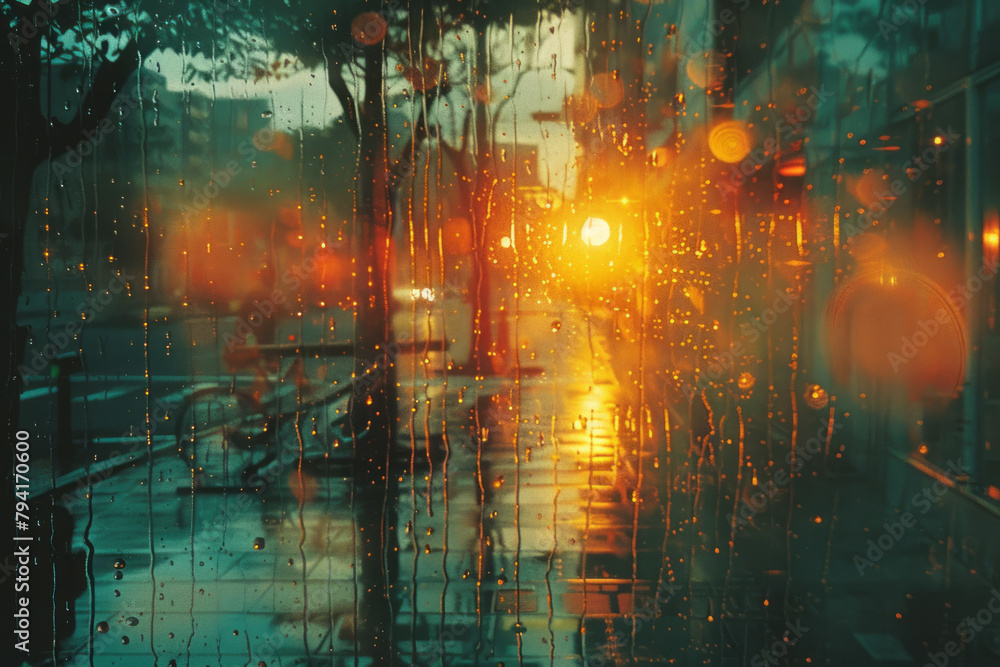 Fototapete A dynamic wallpaper that changes color and pattern based on the time of day, using real-time data to