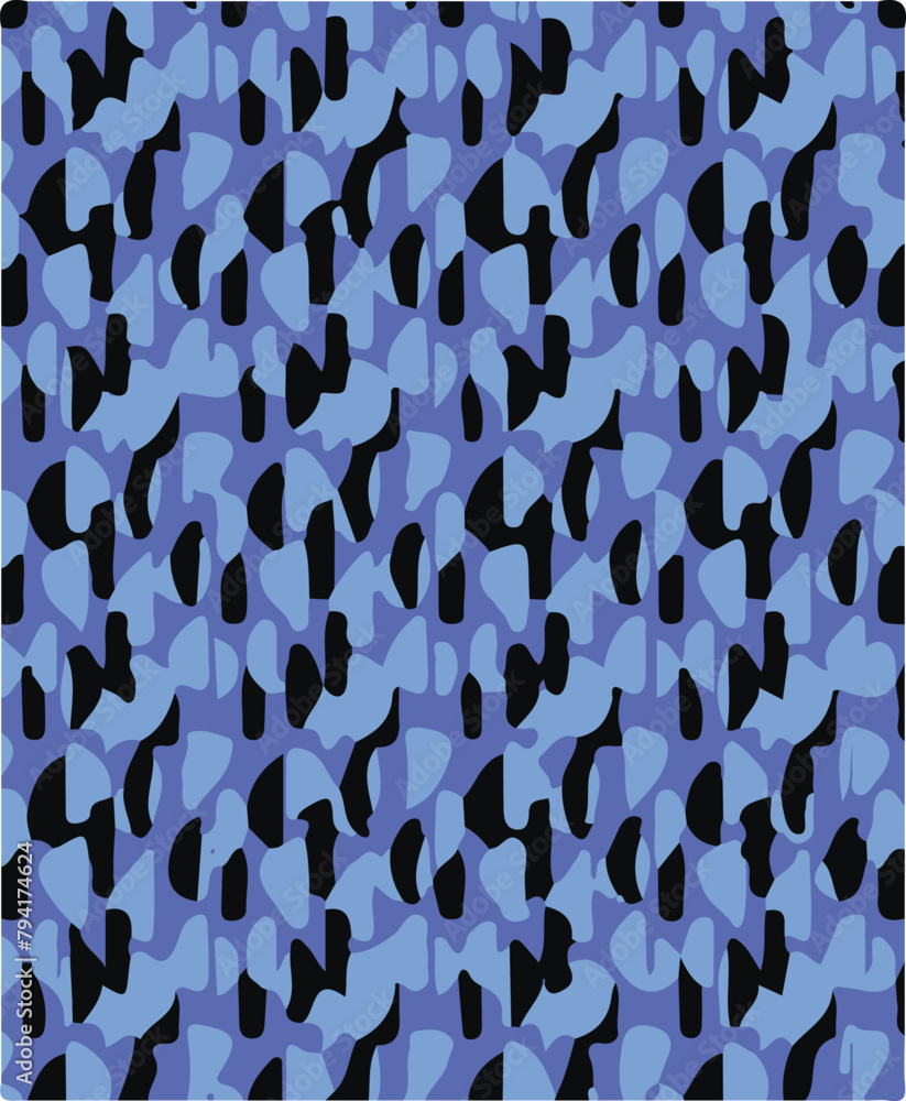 Wall mural modern vector pattern with multicolor abstract shapes. colorful abstract background.
