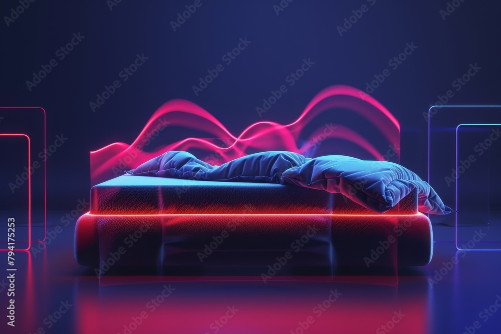 Poster enhancing sleep with connectivity and personalized firmness: iot enabled mattresses feature recharge