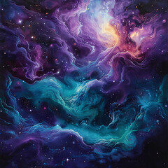 Stardust Symphony A Celestial Nebulas Dance