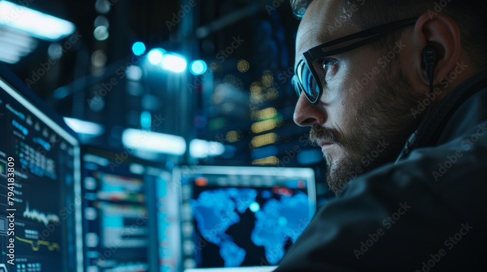 Aufkleber a team of forensic ysts reviews network and system logs for potential red flags of insider activity.