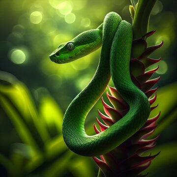 green snake