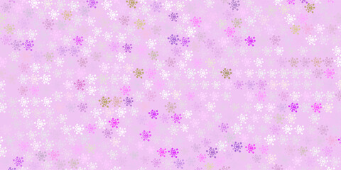 Light Pink, Green vector background with covid-19 symbols.