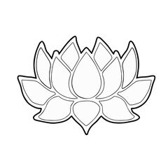 lotus flower vector illustration