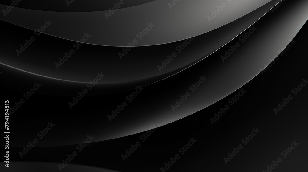 Poster black abstract background paper shine and layer element for presentation design