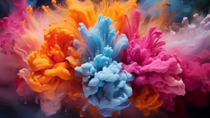 Color explosion - obrazy, fototapety, plakaty