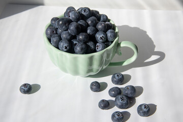 blueberries in a bowl