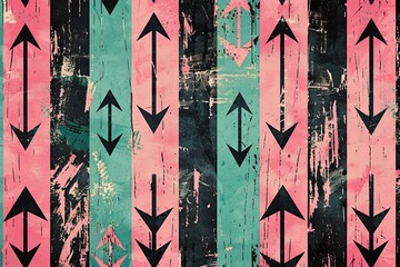 Grunge Arrow Pattern Background