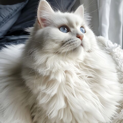 white persian cat