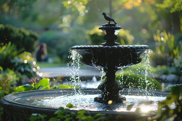 Quiet Contemplation by the Fountain: Finding Serenity in Garden Sounds