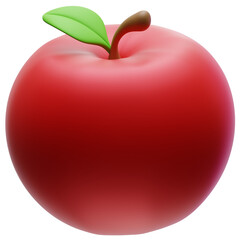 3D illustration Apple object