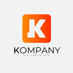 Kompany Logo design template - Letter K logo