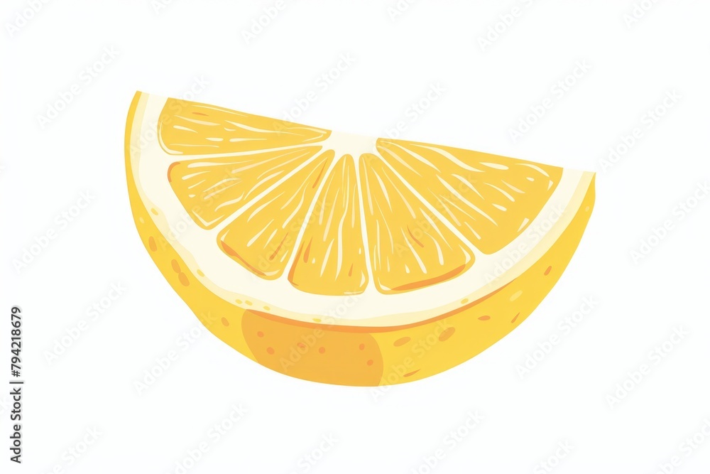 Poster fresh half of grapefruit on a clean white surface. suitable for food and health-related concepts