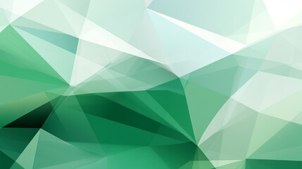 Obraz premium Modern style abstract background green and white colors trendy geometric