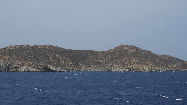 Coast of Delos Island, Cyclades, Greek Islands, Greece, Europe