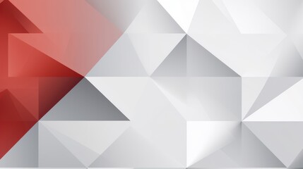 Fototapeta premium Modern style abstract background red, gray and white colors trendy geometric