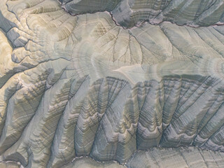Colourful geological formations. Colourful Hills, Nallıhan Colourful Hills, Rainbow Hills, Maiden...