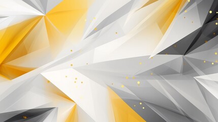 Modern style abstract background yellow, gray and white colors trendy geometric