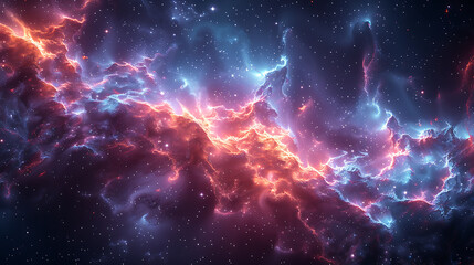 Produce an abstract fractal artwork that explores the theme of celestial bodies.